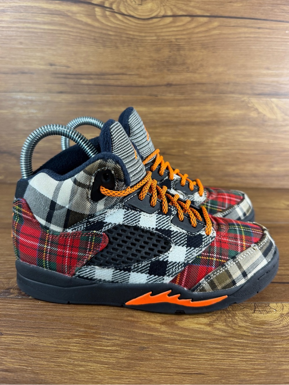 Air Jordan 5 Jordan Retro ‘Plaid’ Sneakers Size 2.5Y Shoes